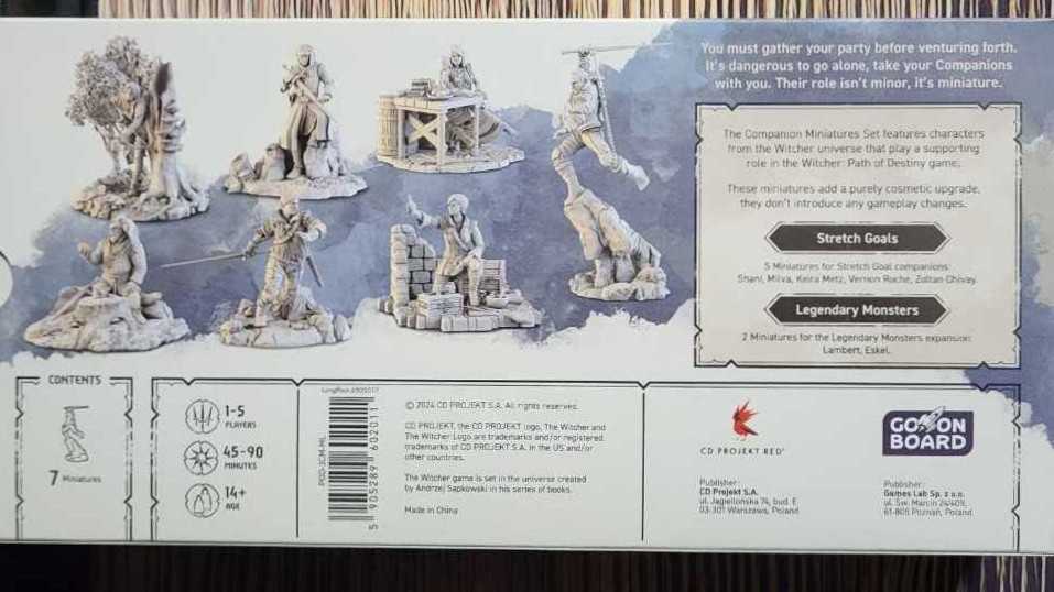 The Witcher Path Of Destiny: Companion Miniatures   board game collectible [Barcode 5905289602028] - Main Image 2