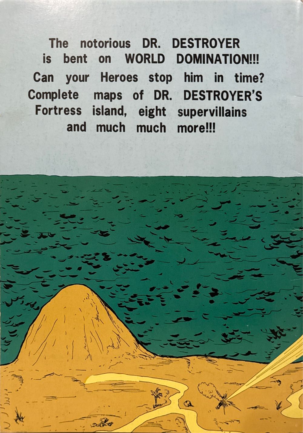 The Island Of Dr. Destroyer  board game collectible - Main Image 2