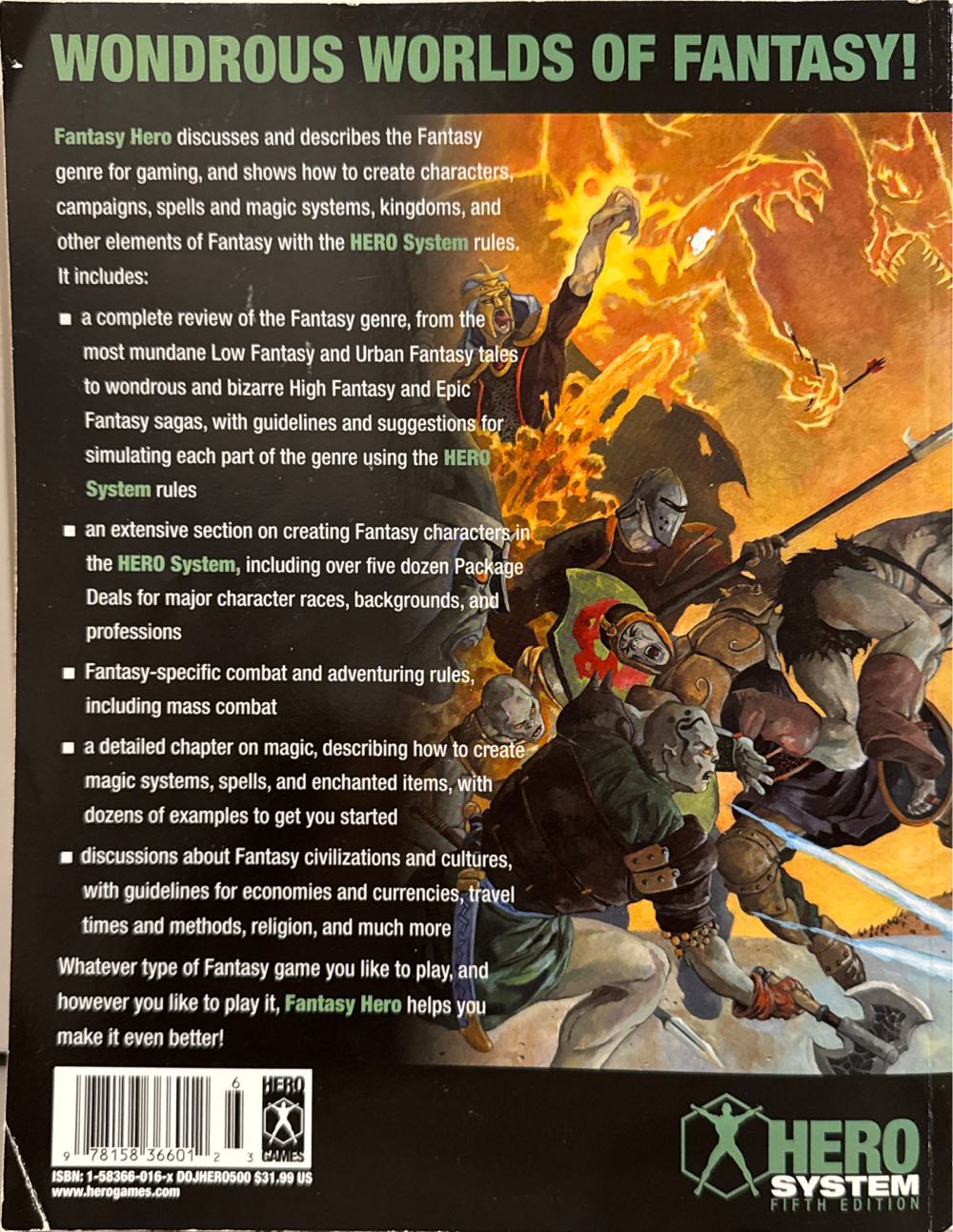 Fantasy Hero  (2+) board game collectible [Barcode 978158366012] - Main Image 2