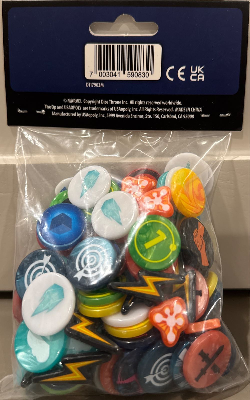 Dice Throne: X Men - Acrylic Tokens  board game collectible [Barcode 7003041590830] - Main Image 2