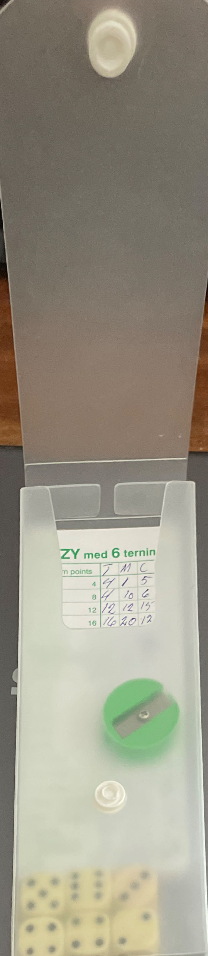 Yatzy  (2-6) board game collectible - Main Image 2