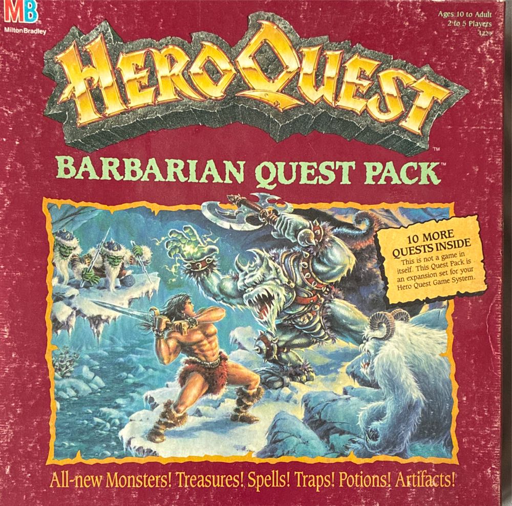 HeroQuest Barbarian Quest Pack  board game collectible [Barcode 032244042294] - Main Image 2