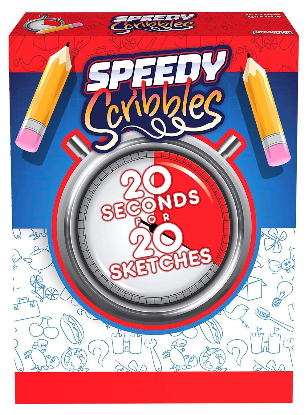 Speedy Scribbles (*2/4–8 players | 8+ | *10–? min.)  (4–8) board game collectible [Barcode 8711808709775] - Main Image 2