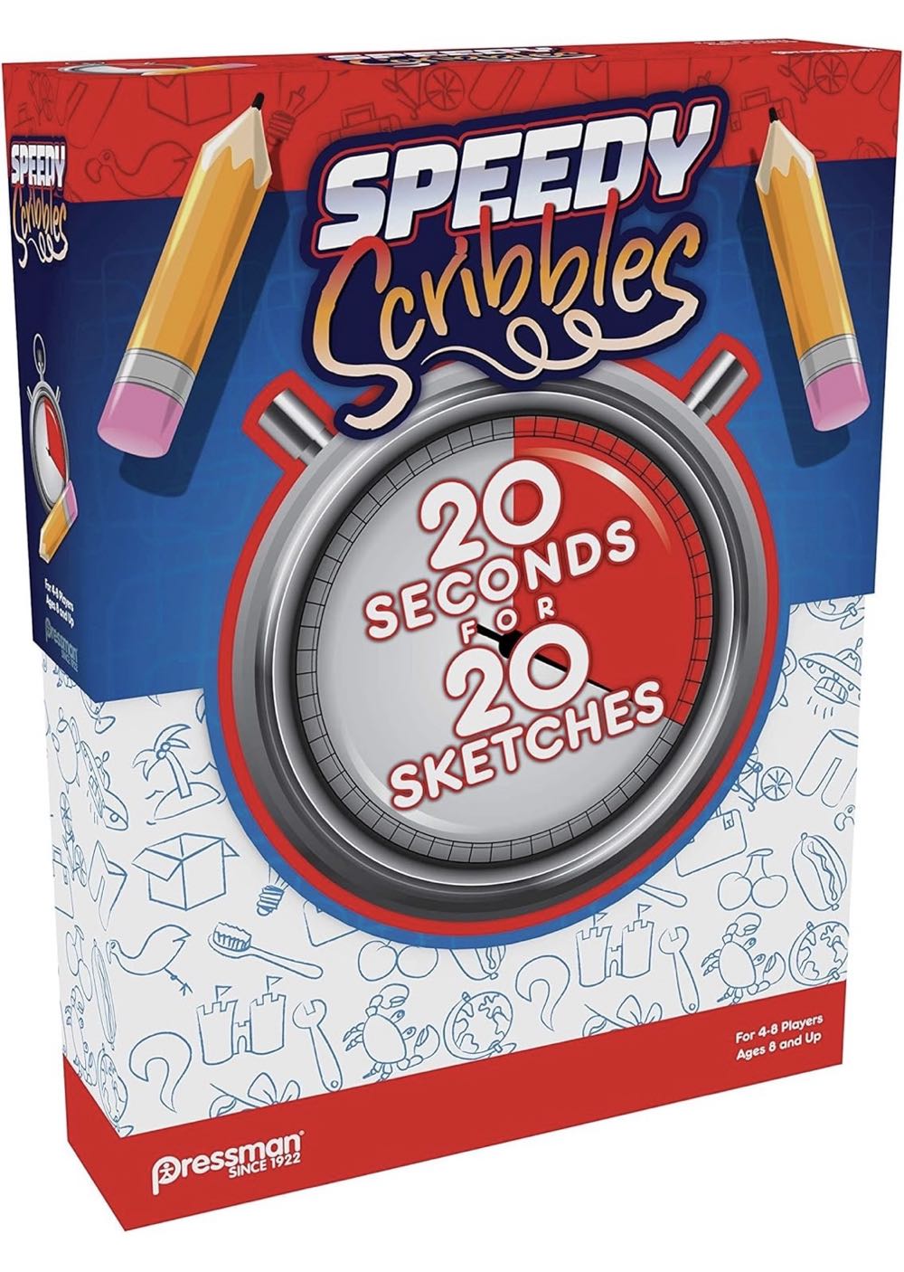 Speedy Scribbles (*2/4–8 players | 8+ | *10–? min.)  (4–8) board game collectible [Barcode 8711808709775] - Main Image 4