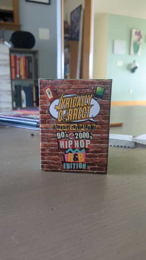 Lyrically Correct 90’s And ’s Hip Hop & R&b Music Trivia Card Game For Friends Fun Party Game For Adults Family Gatherings Game Nights And Finish The Lyrics Challenge  (2+) board game collectible [Barcode 860008496409] - Main Image 2