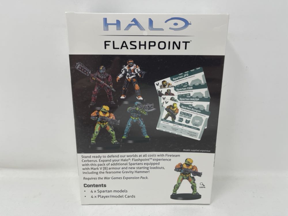 Mantic Games Halo Flashpoint Miniature: Fireteam Cerberus Pack  board game collectible [Barcode 5060924985192] - Main Image 2