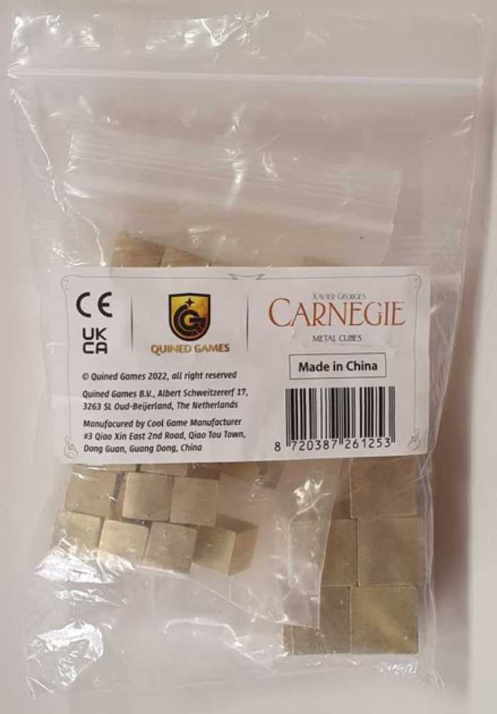 Carnegie Metal Cubes  board game collectible - Main Image 2