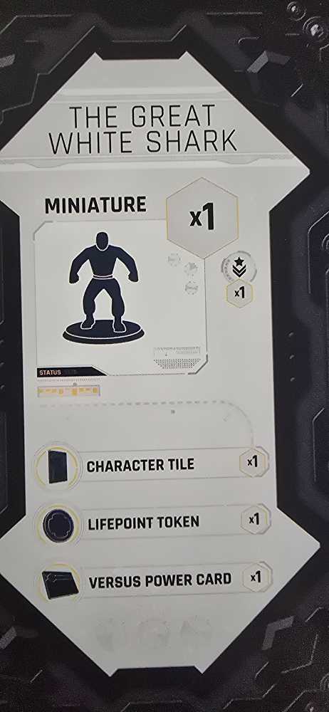 Batman : Gotham City Chronicles Great White Shark  board game collectible [Barcode 3760271440635] - Main Image 2