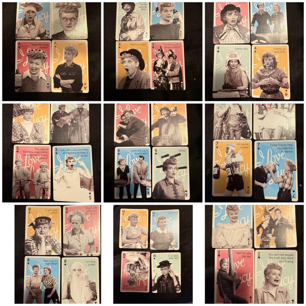 I Love Lucy - 65th Anniversary Playing Cards  board game collectible - Main Image 2