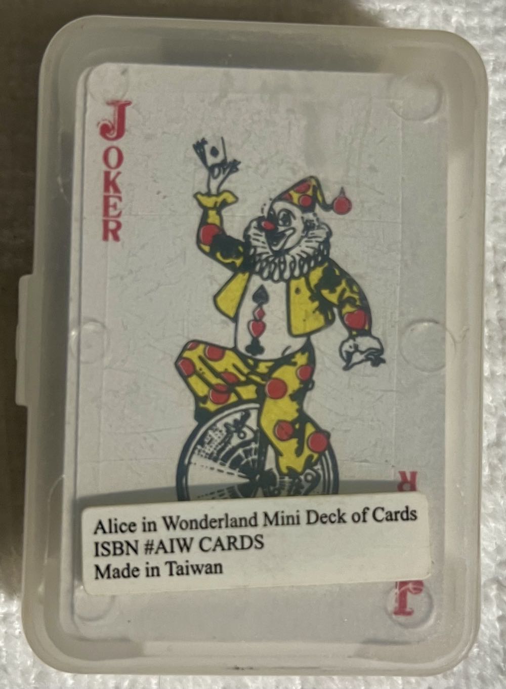 Alice in Wonderland Playing Cards  board game collectible - Main Image 2