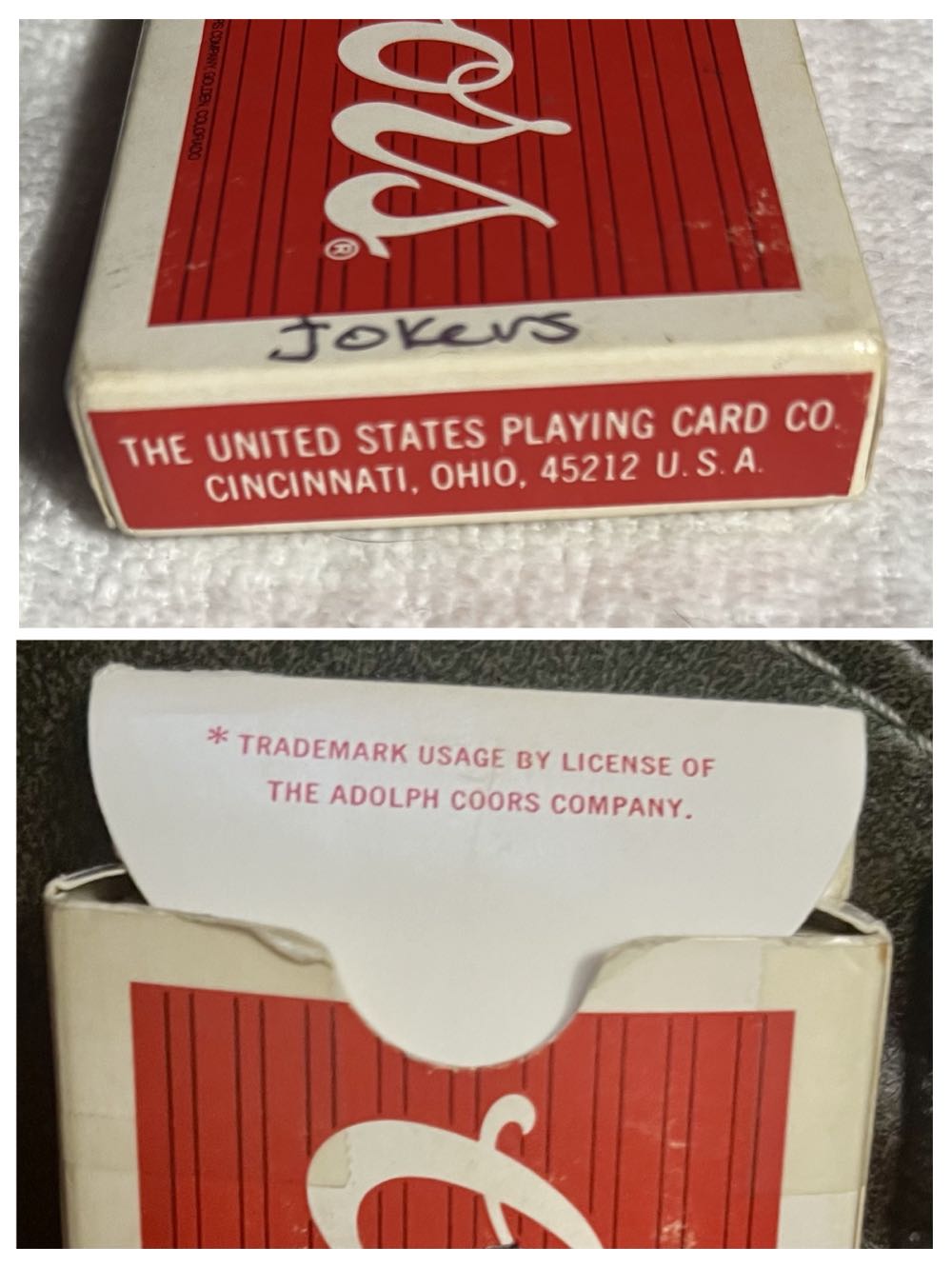 Coors Playing Cards  board game collectible - Main Image 4