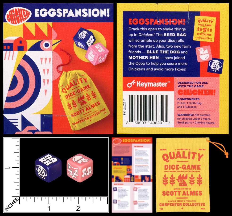 Chicken!: Eggspansion  board game collectible [Barcode 850003498393] - Main Image 2