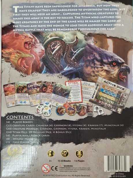 Titan Dice  (1-5) board game collectible [Barcode 609456647632] - Main Image 2