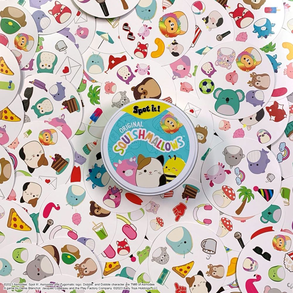 Spot It! Squishmallows (2–8 players | 4+ | *5–15 min.)  (2–8) board game collectible - Main Image 4