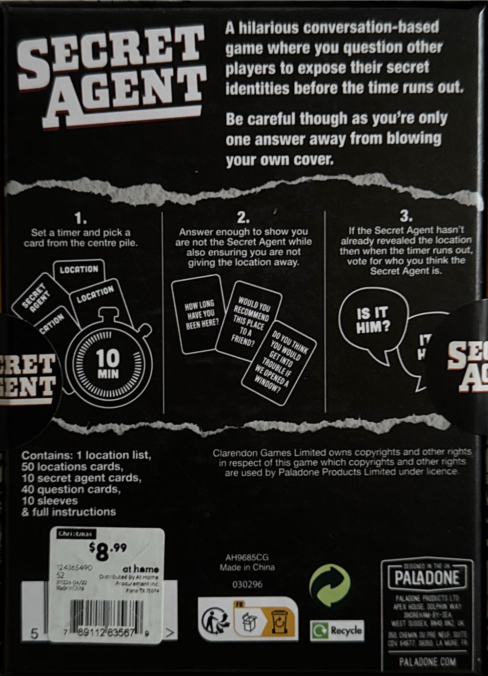 Secret Agent  (3-6) board game collectible - Main Image 2