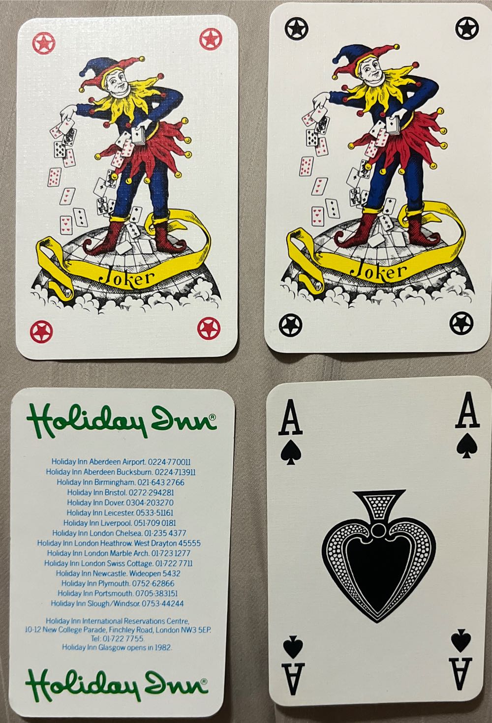 Holiday Inn Uk 1982 Map Bridge  board game collectible - Main Image 2