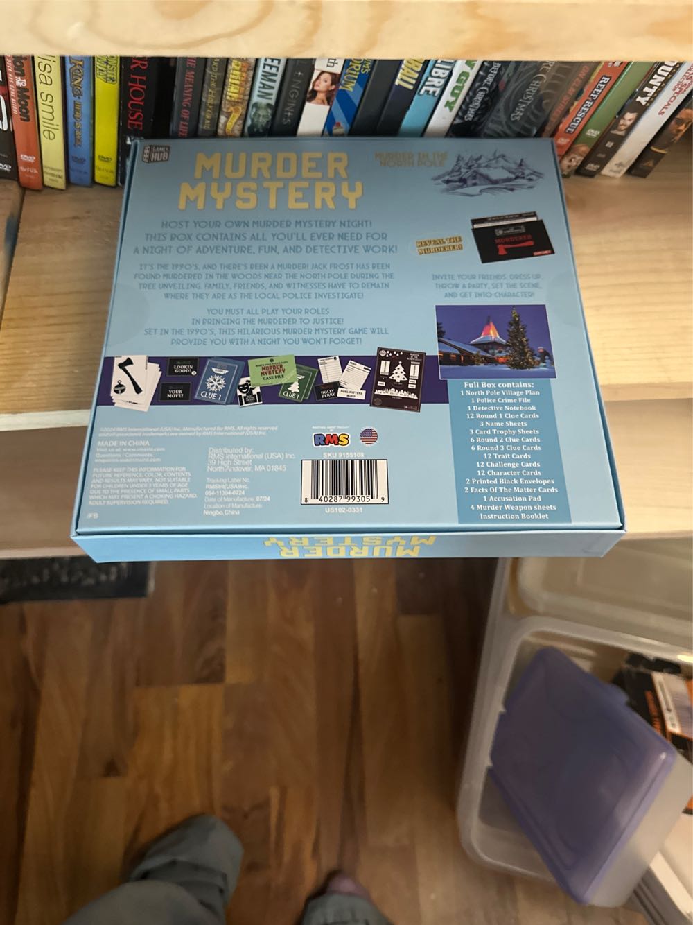 Murder Mystery Murder In The North Pole   board game collectible - Main Image 2