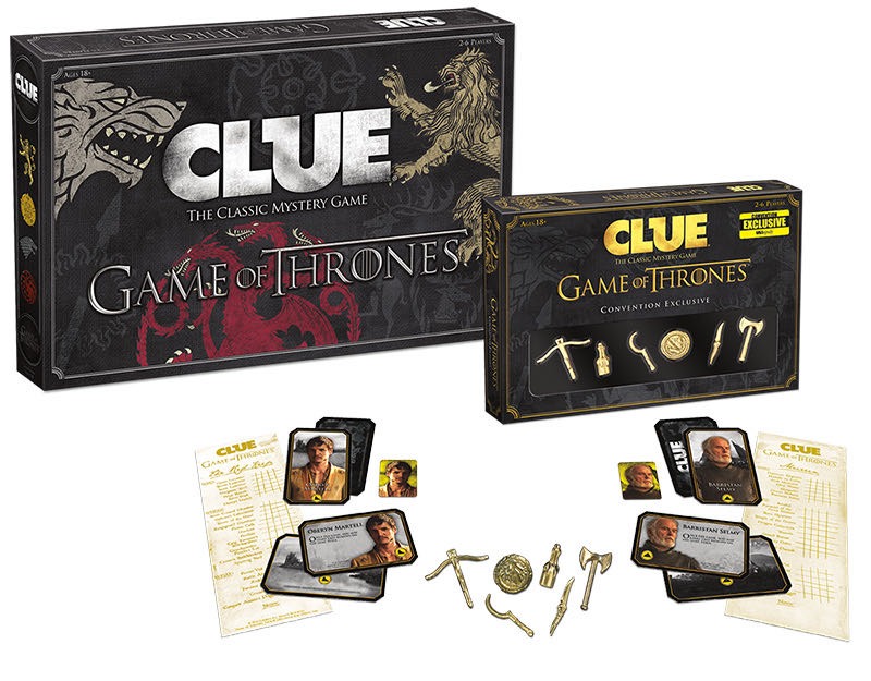 Clue TV: CLUE® GAME of THRONES™ (Convention Exclusive EXPANSION PACK  (N/A) board game collectible [Barcode 700304047892] - Main Image 4