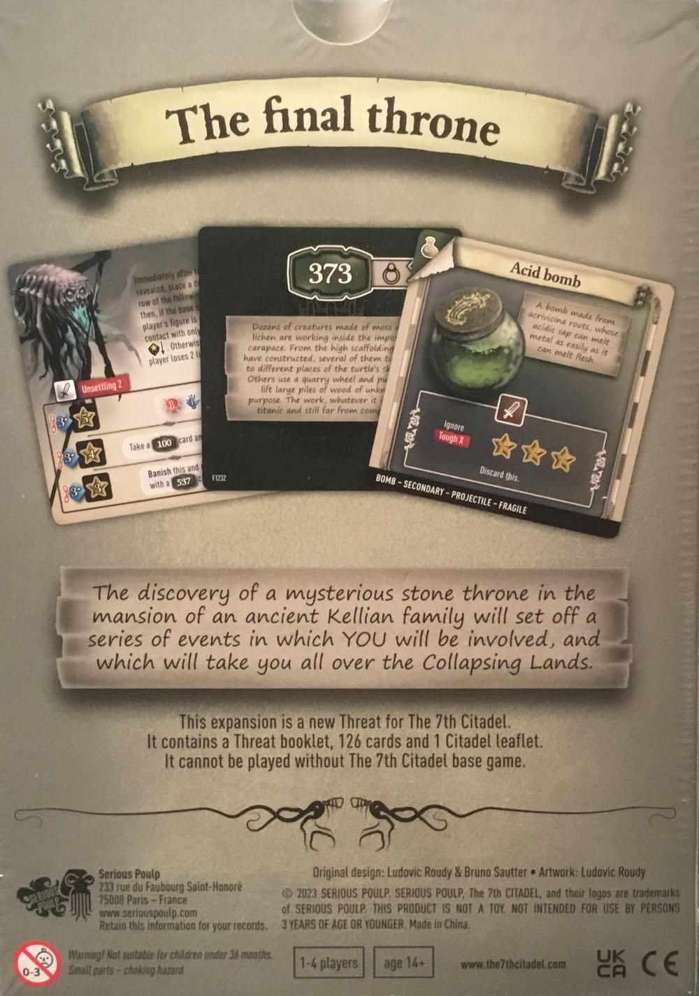 The 7th Citadel: The Final Throne  (1 - 4) board game collectible [Barcode 3760212170751] - Main Image 2