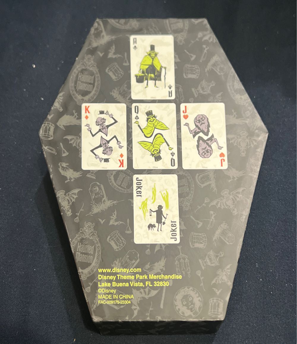 Haunted Mansion Playing Cards (Green)  (1+) board game collectible - Main Image 2