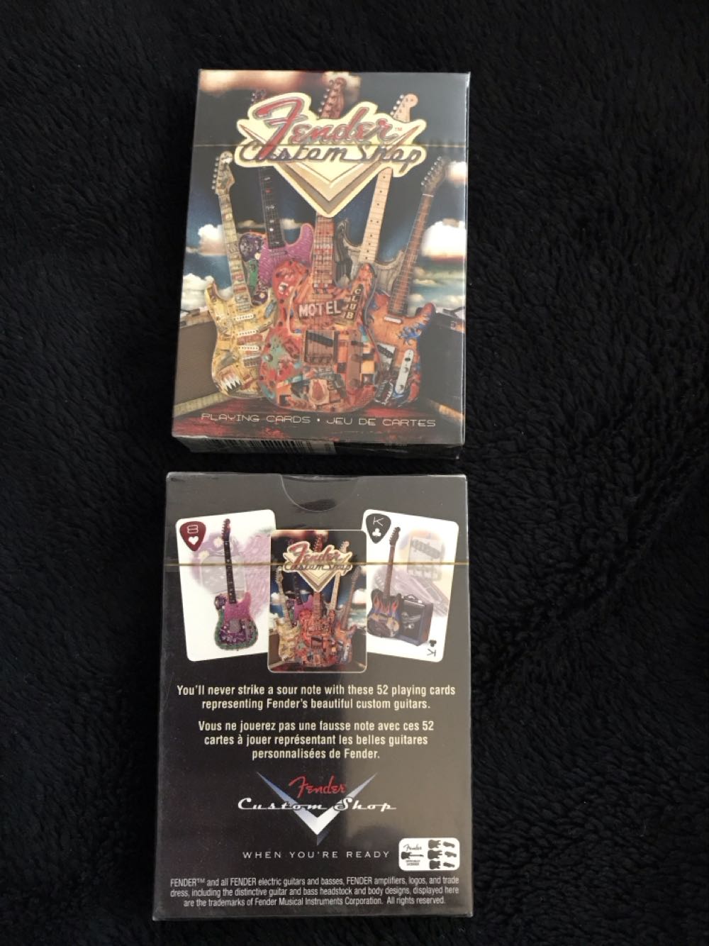 Fender Custom Shop Playing Cards  board game collectible [Barcode 184709522206] - Main Image 3