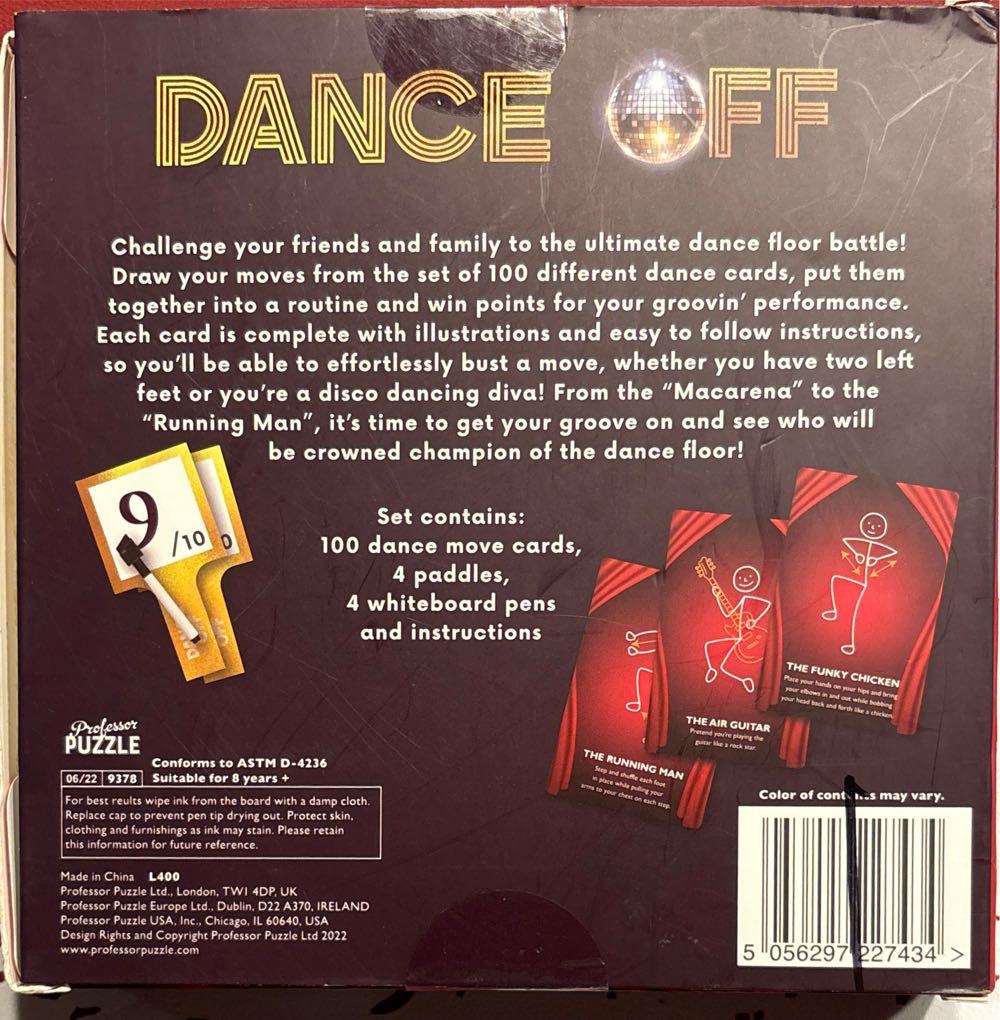 Dance Off  (2+) board game collectible - Main Image 2