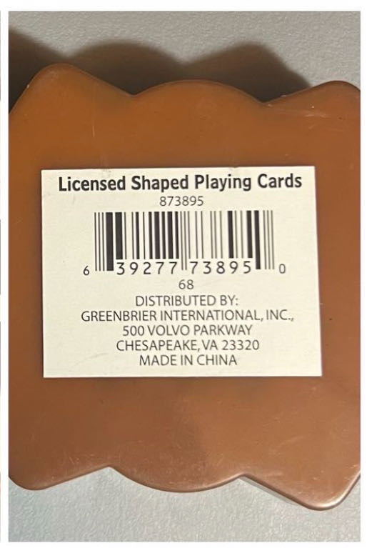 Spiderman Shape Playing Cards  board game collectible [Barcode 639277738950] - Main Image 3