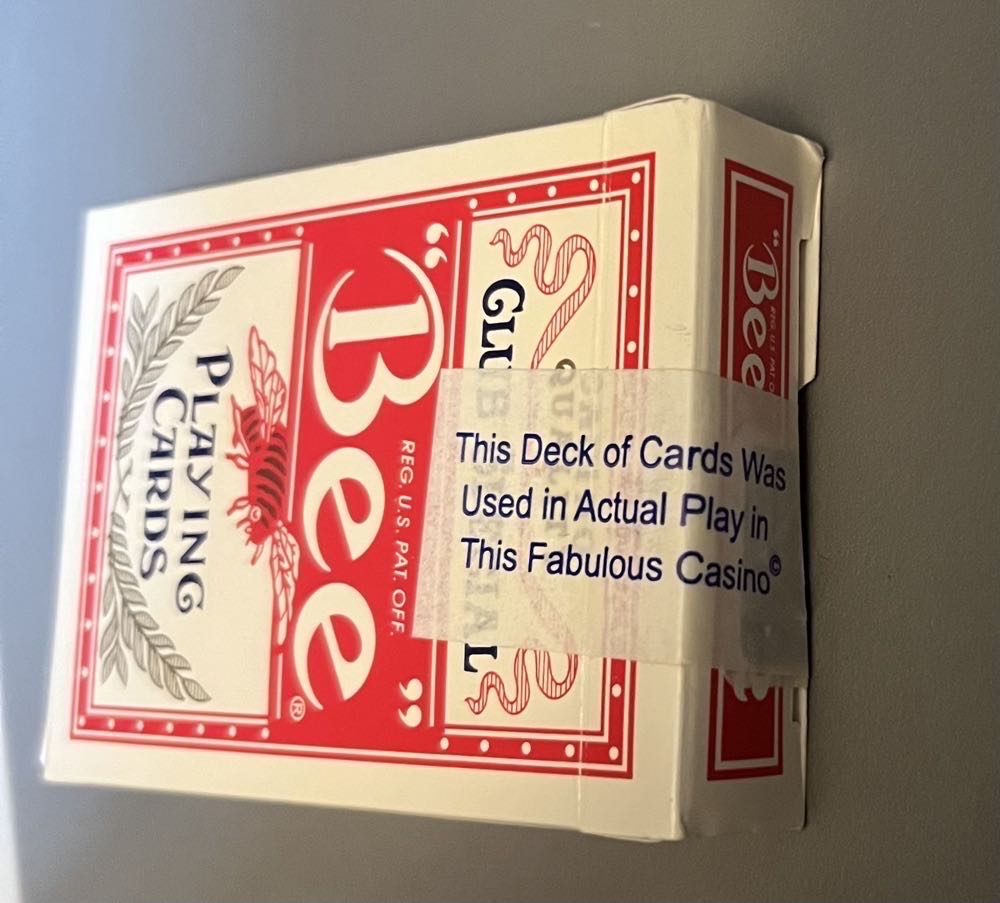 Casino Used - Treasure Island Playing Cards  board game collectible - Main Image 2