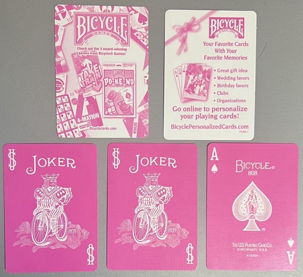 Playing Cards Pink Rider  board game collectible [Barcode 073854418086] - Main Image 2