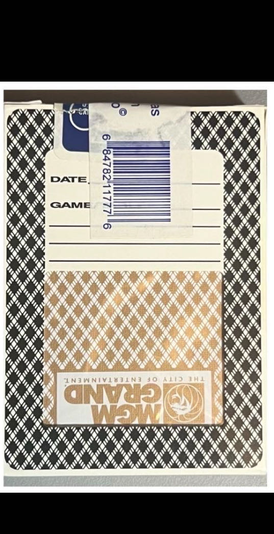 Casino Used - MGM Grand Playing Cards  board game collectible - Main Image 4