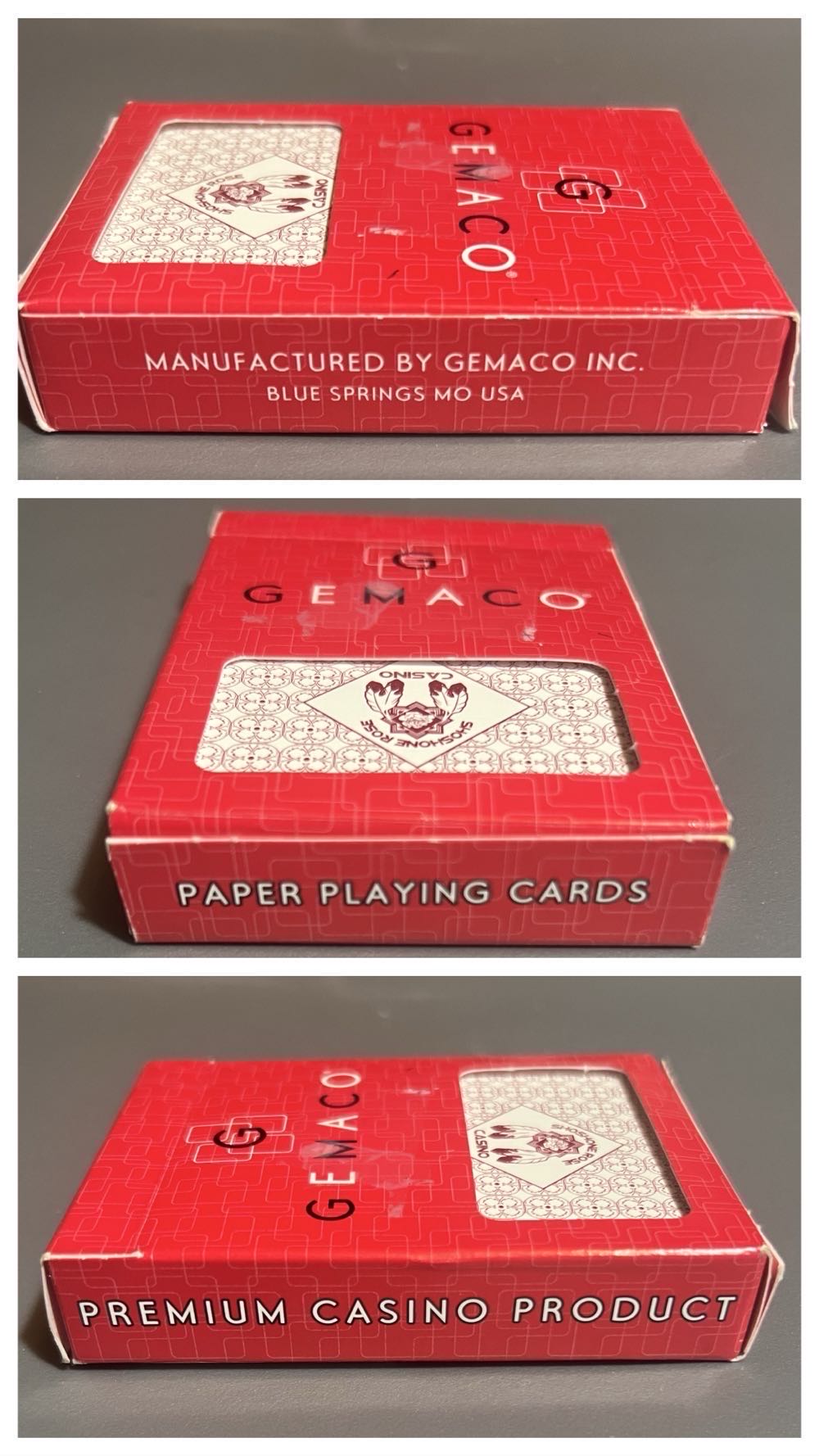 Casino Used - Shoshone Rose Playing Cards  board game collectible - Main Image 4