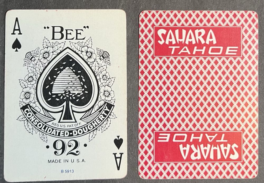 Casino Used - Sahara Tahoe  board game collectible - Main Image 3