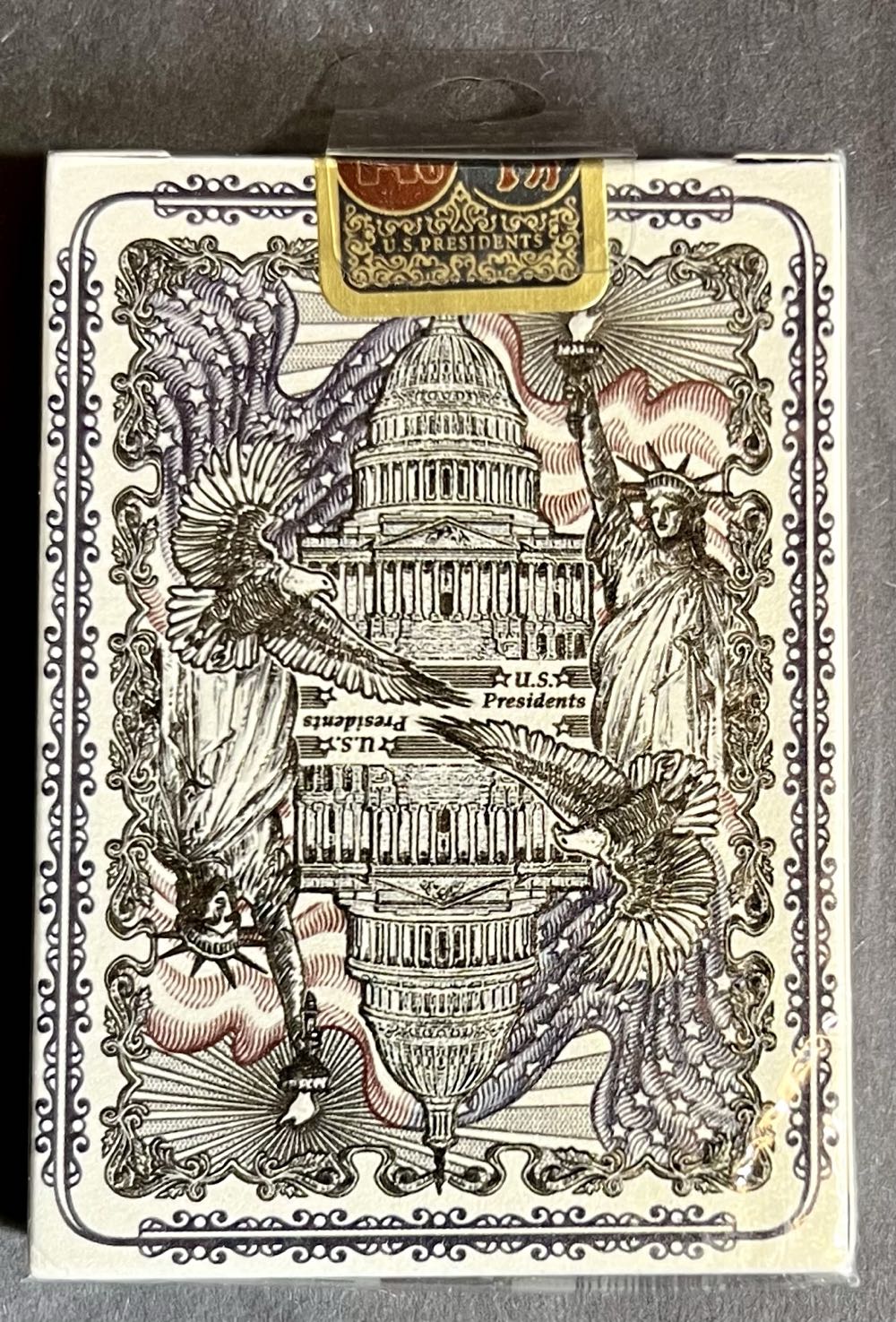 US Presidents Blue Playing Cards  board game collectible [Barcode 073854022887] - Main Image 2
