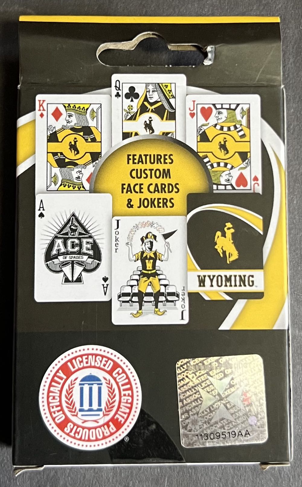 University of Wyoming Playing Cards  board game collectible [Barcode 705988918810] - Main Image 2