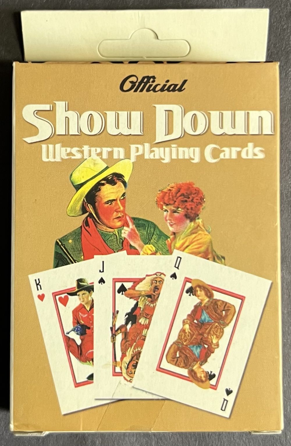 Show Down Western Playing Cards  board game collectible [Barcode 007204000157] - Main Image 1