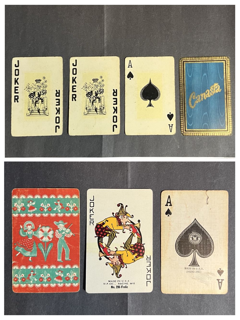 Canasta Playing Cards  board game collectible - Main Image 4