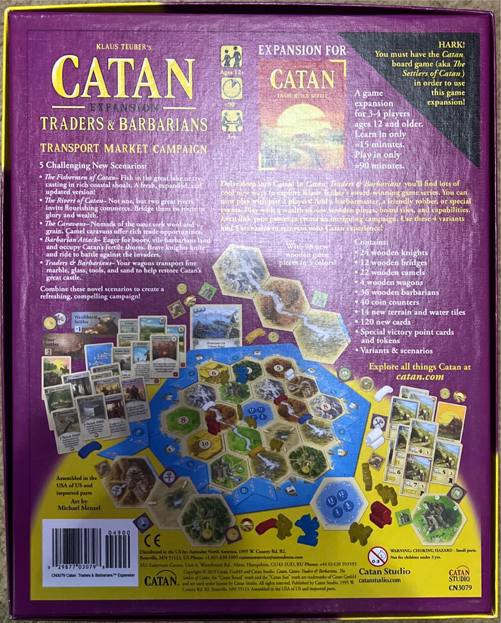 Catan Traders & Barbarians  (3-4) board game collectible - Main Image 2