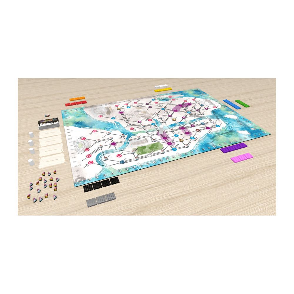 On The Underground: Paris / New York  (2-5) board game collectible [Barcode 787790023333] - Main Image 2