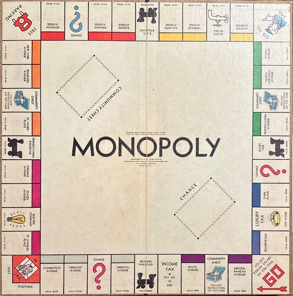Monopoly  (3-8) board game collectible - Main Image 2