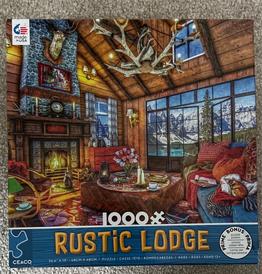 Ceaco Rustic Lodge  board game collectible [Barcode 021081310567] - Main Image 2
