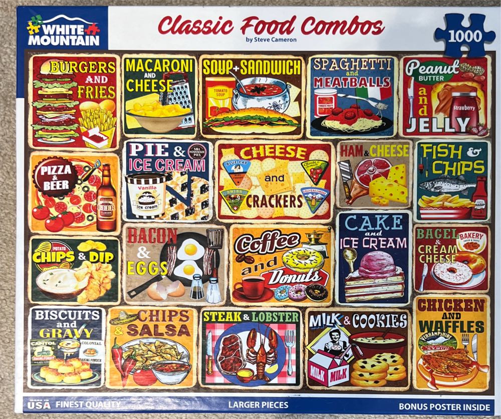 WM Classic Food Combos  board game collectible [Barcode 724819265862] - Main Image 2