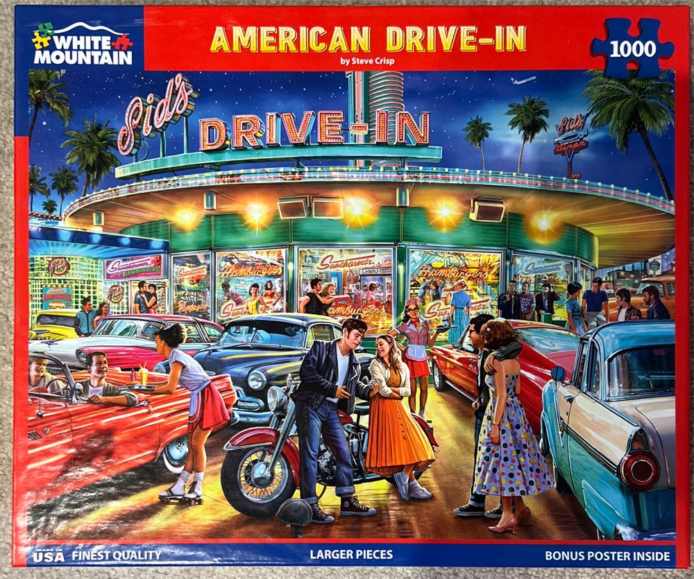 WM American Drive-in  board game collectible [Barcode 724819262335] - Main Image 2