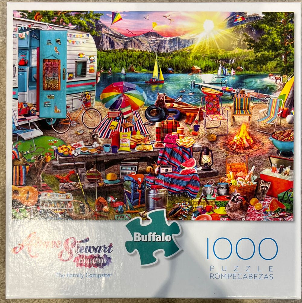 Buffalo Aimee Stewart The Family Campsite  board game collectible [Barcode 079346117505] - Main Image 2