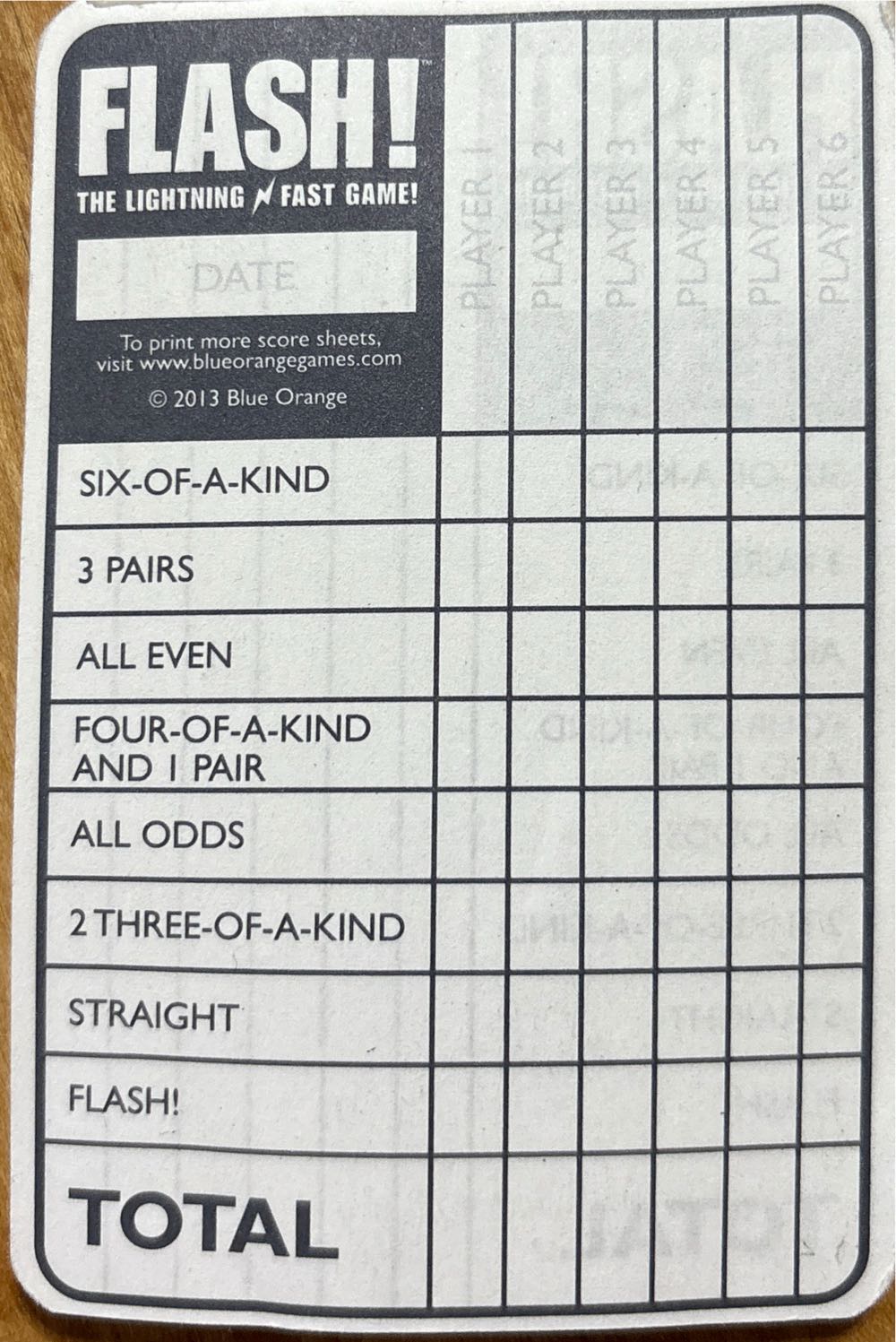 Flash!  (2-6) board game collectible - Main Image 2