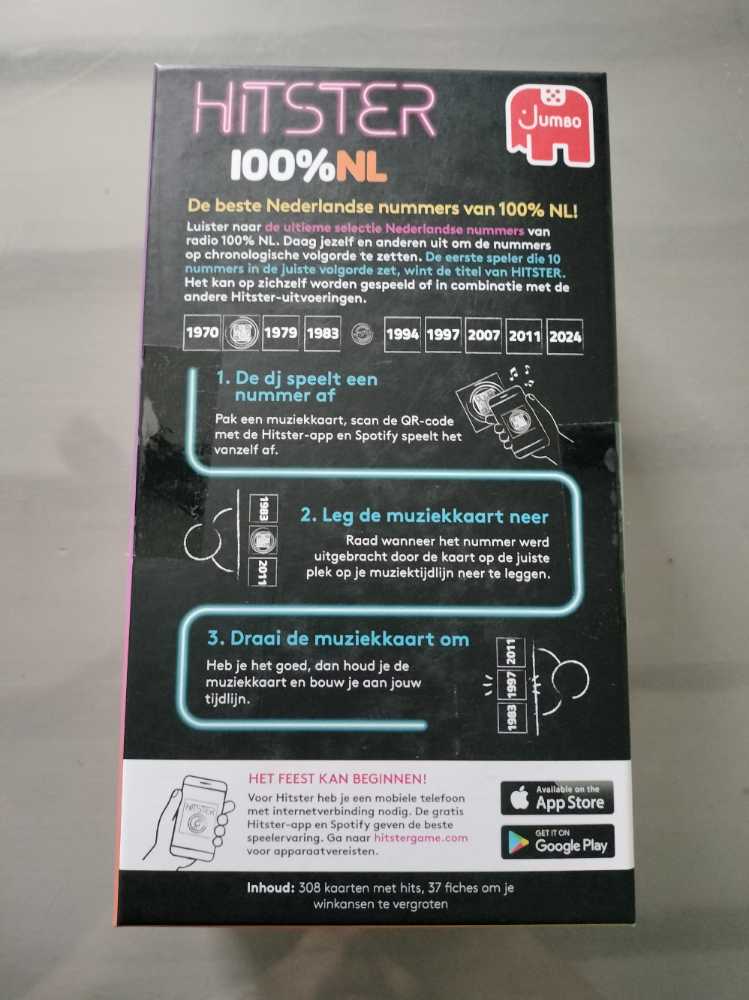 Hitster: 100% NL  board game collectible - Main Image 2