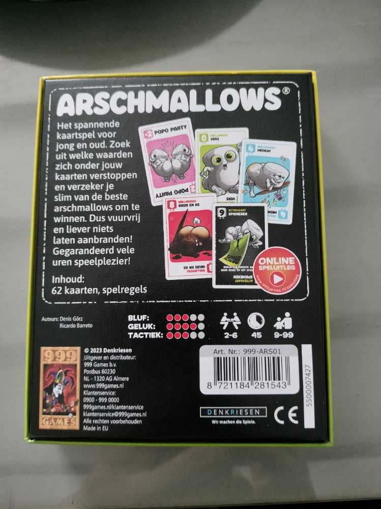 Arsch Mallows  board game collectible - Main Image 2