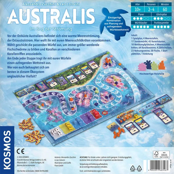 Australis  (2 3 4) board game collectible [Barcode 5060282512009] - Main Image 2