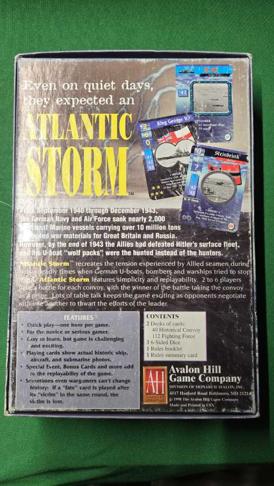 Atlantic Storm  (2-6) board game collectible - Main Image 2