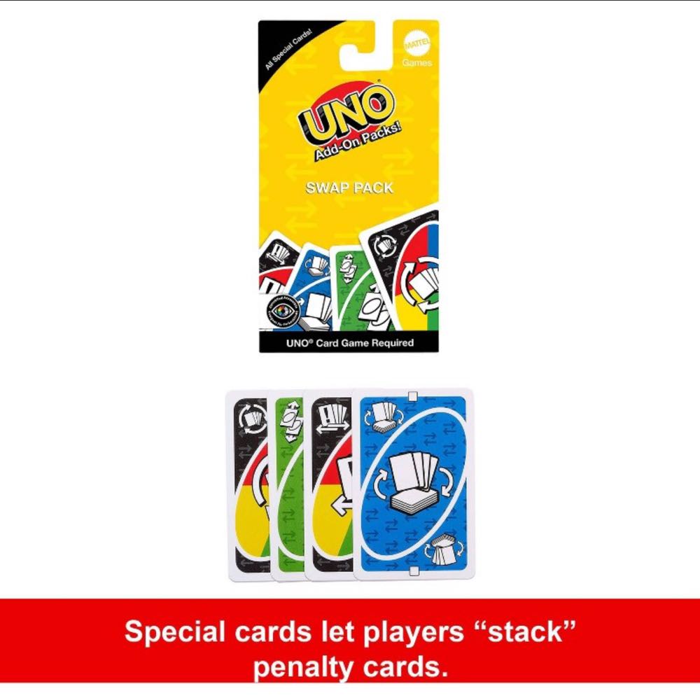 UNO - ADD-ON PACKS - SWAP PACK  (N/A) board game collectible [Barcode 194735276806] - Main Image 2