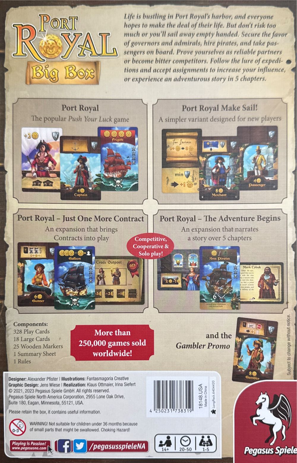 Port Royal: Big Box  board game collectible [Barcode 4250231738319] - Main Image 2